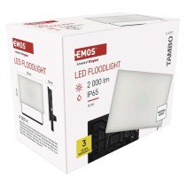 LED-es reflektor TAMBO, 20 W, 2000 lm, IP65, fekete