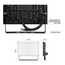 LED-Fluter TAMBO, 30 W, 3000 lm, IP65, schwarz
