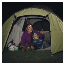 LED čelovka a světlo GP Everybody CH31, 40 lm, modrá