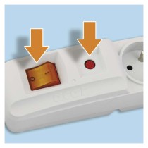 Listwa przeciwprzepięciowa EMOS (Acar) F5 5 gniazd 1,5m szar