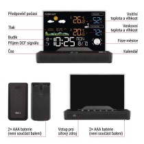 Domácí bezdrátová meteostanice E8620