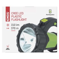 Latarka ładowalna LED CREE 5W + COB LED, 310 lm 2000mAh