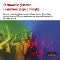 GoSmart Elastyczna taśma LED NEON biała, 3 m, 23 W, RGBIC ściemnialna, WiFi