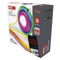 GoSmart Elastyczna taśma LED NEON biała, 3 m, 23 W, RGBIC ściemnialna, WiFi