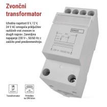Zvončni transformator 8/12/24 V