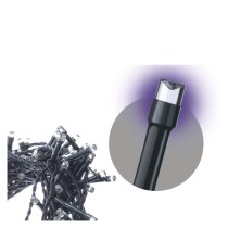 Spojovací Standard LED vánoční řetěz, 10m, fialová