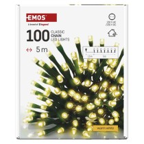 Lampki choinkowe Classic 100 LED 5m ciepła biel, zielony przewód, IP20