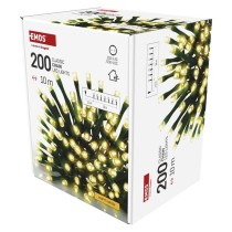 Lampki choinkowe Classic 200 LED 10m ciepła biel, zielony przewód, IP20