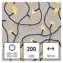 Lampki choinkowe Classic 200 LED 10m ciepła biel, zielony przewód, IP20