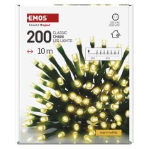 Lampki choinkowe Classic 200 LED 10m ciepła biel, zielony przewód, IP20