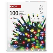 Lampki choinkowe Classic 100 LED 5m multikolor, zielony przewód, IP20