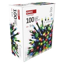 Lampki choinkowe Classic 100 LED 5m multikolor, zielony przewód, IP20