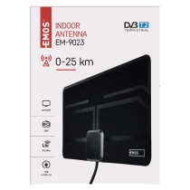 Vidaus antena EM-9023, 0–25 km, DVB-T2, DAB, LTE/4G filtras