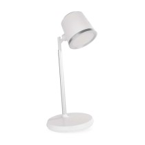 LED Schreibtischlampe ABBIE, wiederaufladbar, weiss