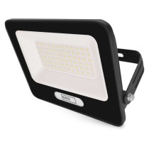 LED reflektor GLARO 50W, čierny, IP65, 5000 lm, neutrálna biela