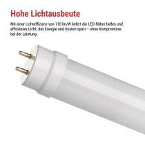 LED-Leuchtstofflampe T8 9 W 60 cm neutralweiß 25 St.
