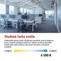   LED trubica T8 9 W 60 cm studená biela 25 ks