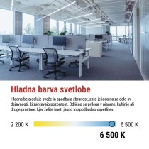 LED cev T8 9 W 60 cm Hladna bela 25 kos