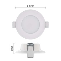 LED bodové svietidlo LORI 4,5W 345LM IP65 CCT bielá