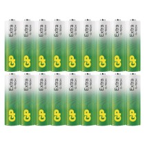 Alkalická batéria GP Extra LR6 (AA), 18 ks