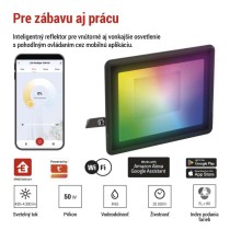 GOSMART LED reflektor 50W, 4300 lm, RGB+CCT, IP65
