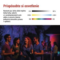 GOSMART LED reflektor 50W, 4300 lm, RGB+CCT, IP65