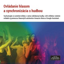 GOSMART LED reflektor 50W, 4300 lm, RGB+CCT, IP65