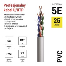 Kabel UTP Cat5e, 100m