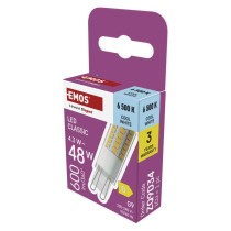 LED Lampe Classic JC / G9 / 4,3 W (48 W) / 600 lm / Kaltweiß