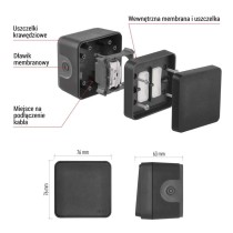 EMOS Cyklone przycisk dzwonkowy 1/0 IP55