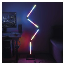 GoSmart LED állólámpa, fekete, 175 cm, meleg fehér / RGBIC WiFi