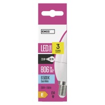 LED žárovka Classic svíčka / E14 / 7,3 W (60 W) / 806 lm / studená bílá