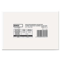 Bezúdržbový olovený akumulátor 6 V/7 Ah, faston 4,7 mm