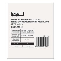 EMOS Ólomakkumulátor 12V 5Ah