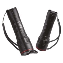 LED ručné kovové svietidlo, 330 lm, 3× AAA, fokus