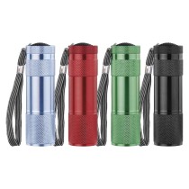 LED ruční kovová svítilna P3848A, 50 lm, 3x AAA, 24 ks, box