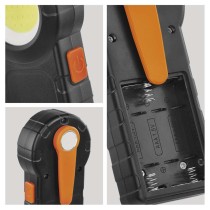 COB LED svítilna  plastová, 3× AAA, 12 ks