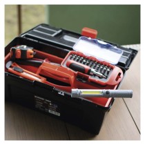 COB LED + LED ruční svítilna P3897, 230 lm, 3x AAA, 16 ks, box