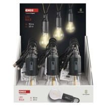 LED žárovka s USB napájením, 9 ks, box