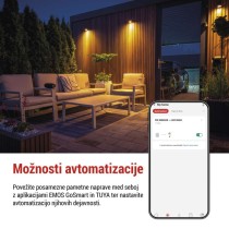 GoSmart PIR senzor (senzor gibanja) z nočno lučjo, WiFi