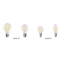 Żarówka LED Filament A CLASS A60 / E27 / 5 W (75 W) / 1 060 lm / neutralna biel