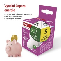 LED žiarovka Classic MR16 A CLASS/ GU10 / 3 W (40 W) / 535 lm / Neutrálna biela