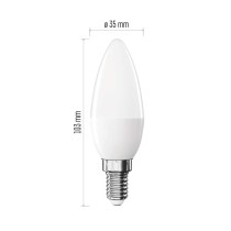 Żarówka LED Classic świeczka  / E14 / 6,5 W (60 W) / 806 lm / neutralna biel