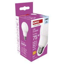 LED izzó Classic A60 / E27 / 9,5 W (75 W) / 1055 lm / Hideg fehér