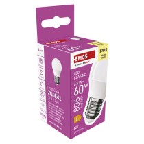LED izzó Classic Mini Globe / E27 / 6,5 W (60 W) / 806 lm / Meleg fehér
