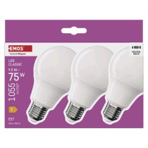 LED izzó Classic A60 / E27 / 9,5 W (75 W) / 1055 lm / Természetes fehér