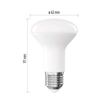 LED izzó Classic R63 / E27 / 7 W  (60 W) / 806 lm / Természetes fehér