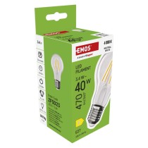 Żarówka LED Filament A60 / E27 / 3,4 W (40 W) / 470 lm / neutralna biel