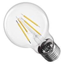 LED spuldze Filament A60 / E27 / 3,4 W (40 W) / 470 lm / Neitrāli balta