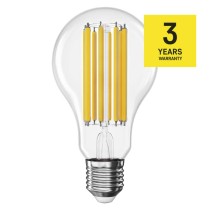 LED izzó Filament A70 / E27 / 18 W (150 W) / 2452 lm / Meleg fehér